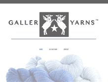 Tablet Screenshot of galleryarns.com